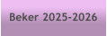 Beker 2025-2026